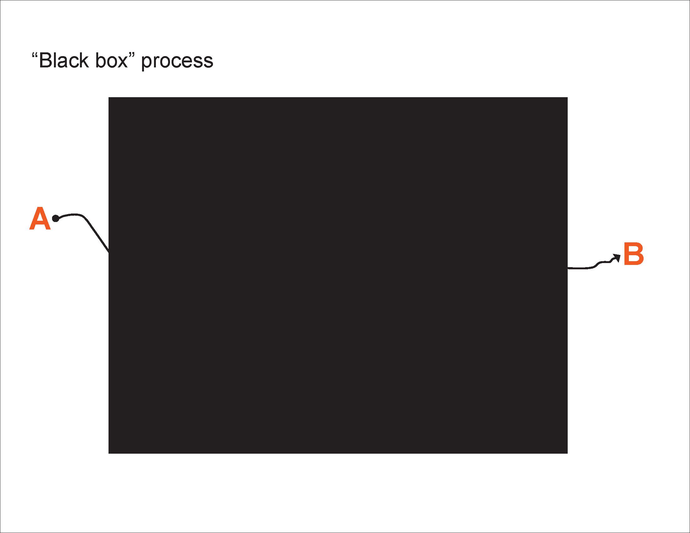 "Black box" process "Black box" process