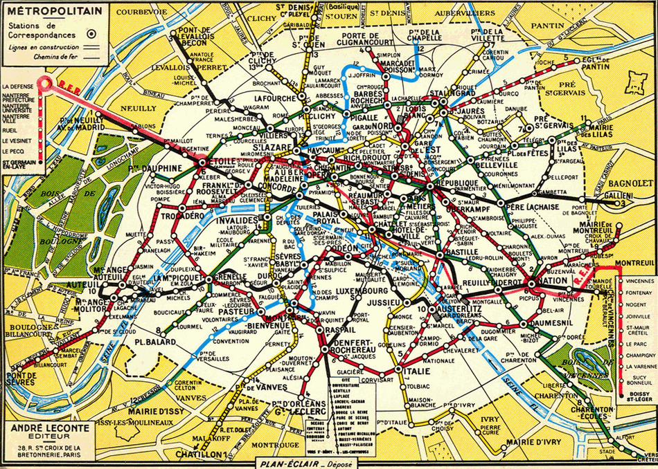 Paris Métro Map Paris Métro Map